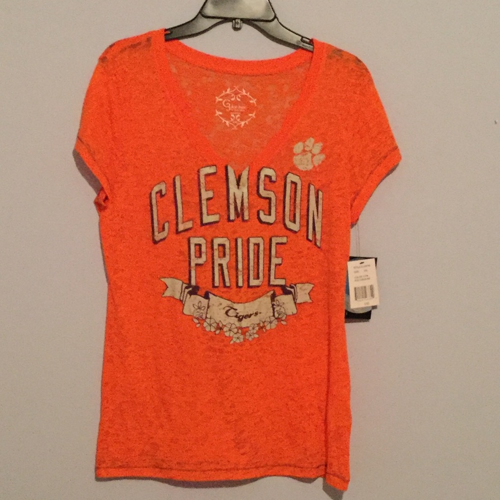 NWT CLEMSON Shirt 2xl fits like a large